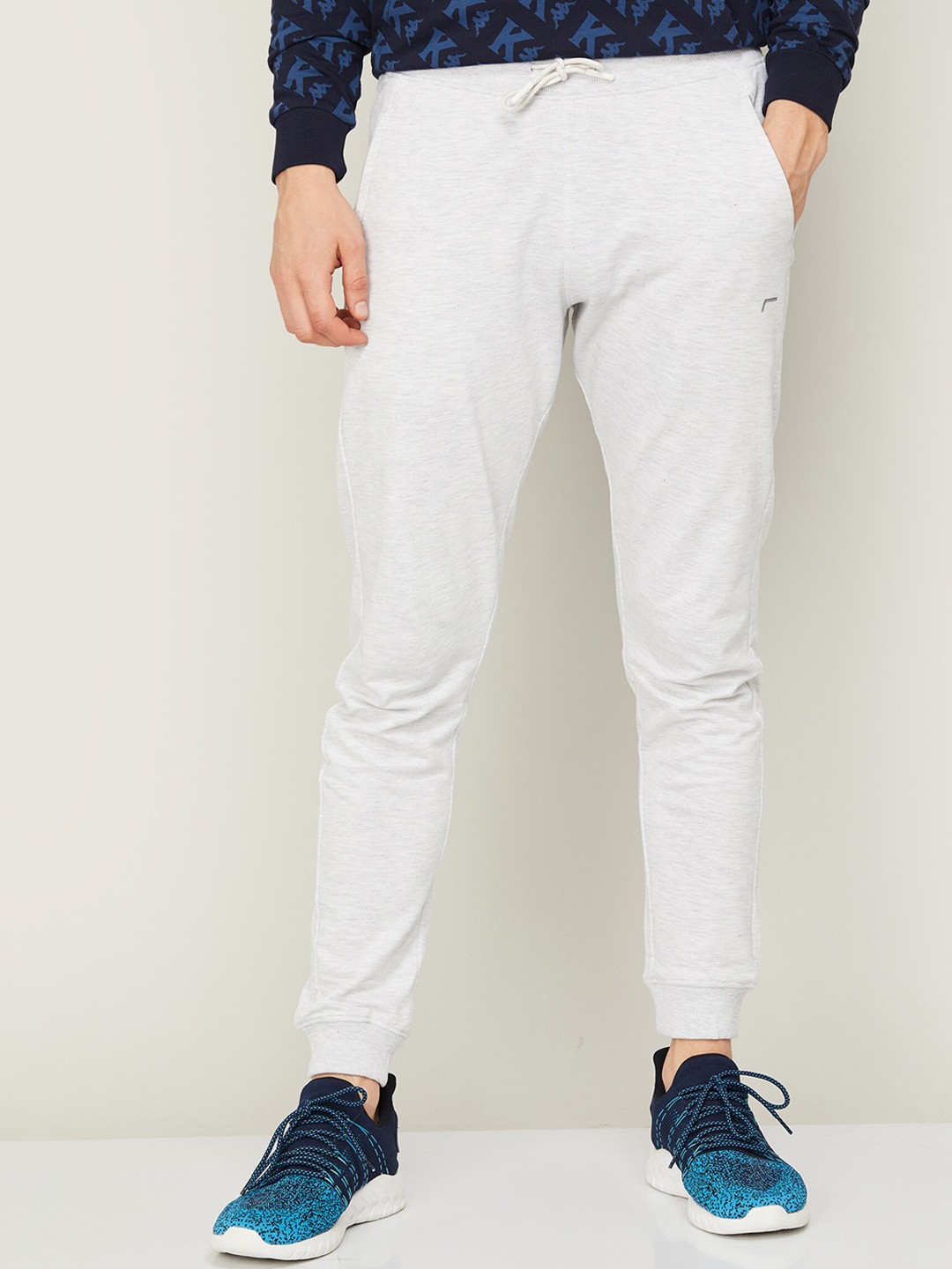

Fame Forever by Lifestyle Slim-Fit Cotton Joggers, White