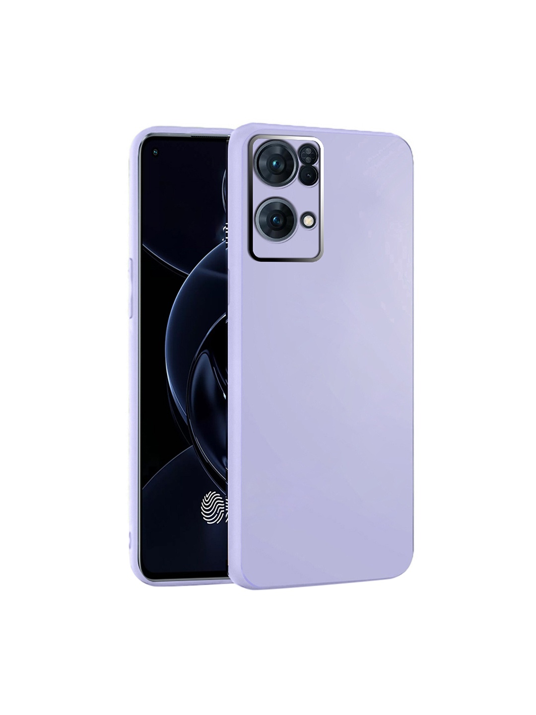 

Karwan Oppo Reno7 Pro 5G Shock Proof Phone Back Cover, Lavender