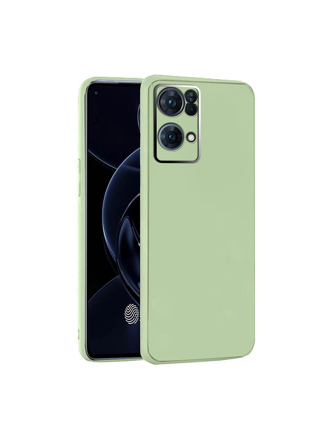 

Karwan Oppo Reno7 Pro 5G Shock Proof Phone Back Cover, Green