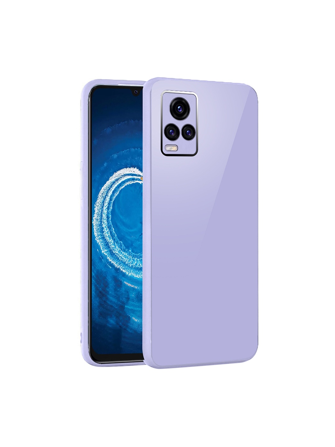 

Karwan Vivo V20 Pro Shock Proof Phone Back Cover, Lavender