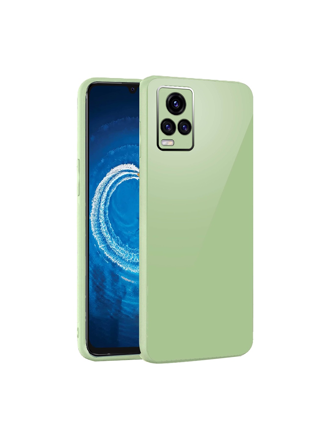 

Karwan Vivo V20 Pro Shock Proof Phone Back Cover, Green