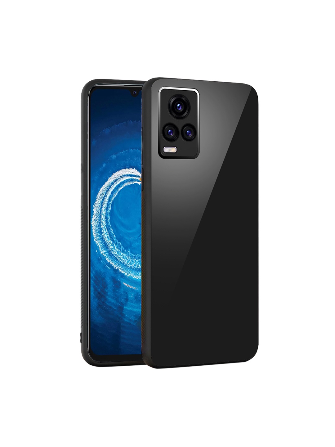 

Karwan Vivo V20 Pro Shock Proof Phone Back Cover, Black