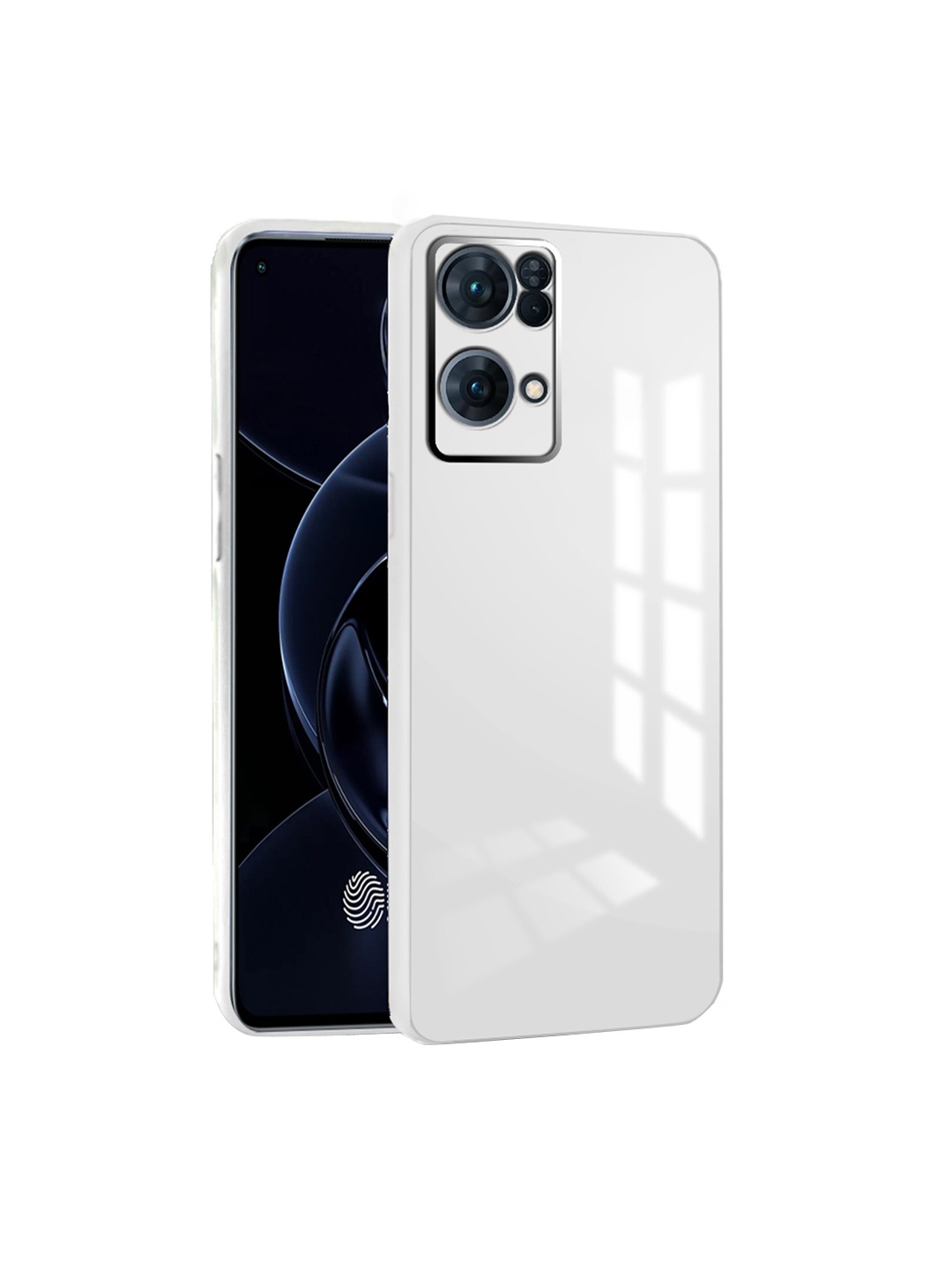 

Karwan Oppo Reno7 Pro 5G Shock Proof Phone Back Cover, White