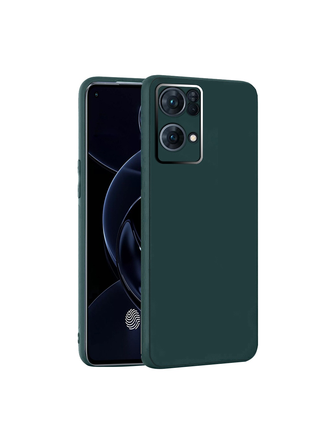

Karwan Oppo Reno7 Pro 5G Shock Proof Phone Back Cover, Green
