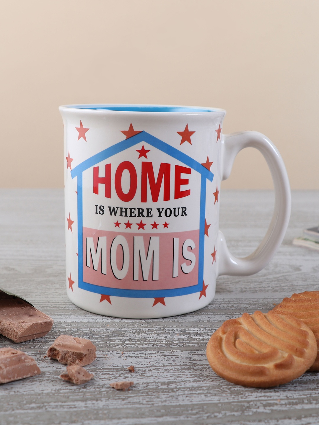 

Archies White & Red Text or Slogans Printed Ceramic Glossy Mugs
