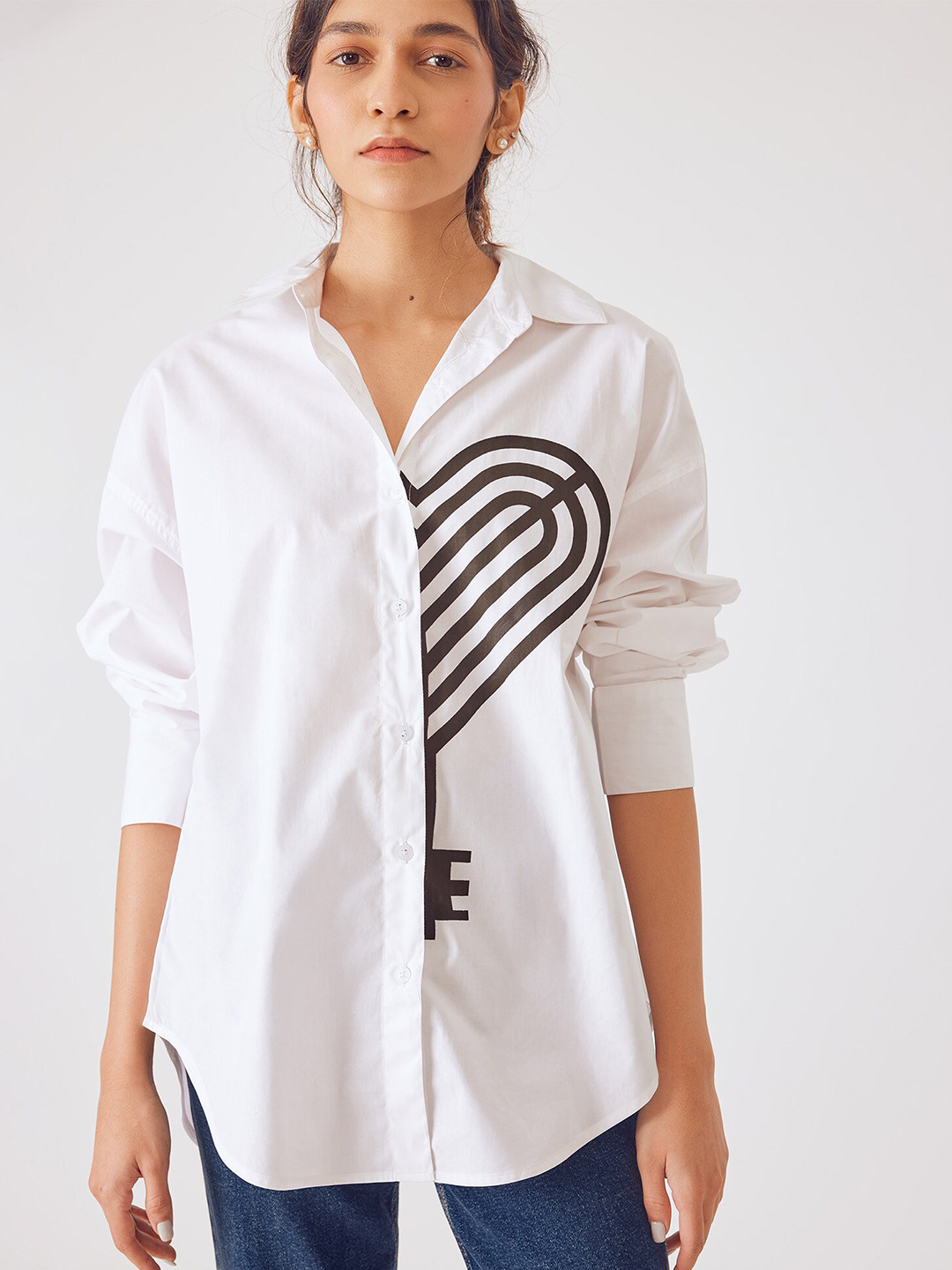 

The Label Life Women Casual Shirt, White