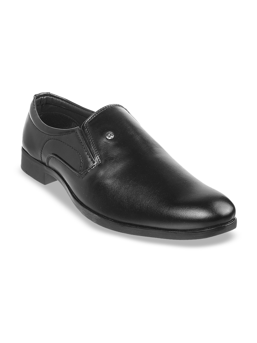 

Metro Men Slip-On Leather Formal Shoes, Black