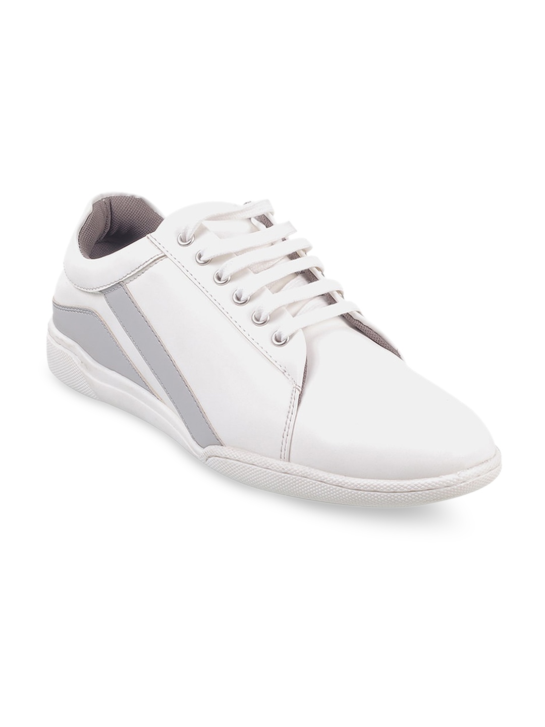 

Mochi Men Striped Lace-Up Sneakers, White