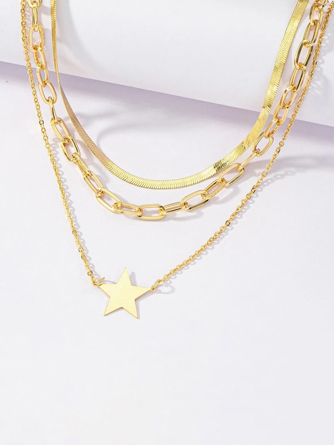 

Jewels Galaxy Women Gold-Plated Layered Necklace