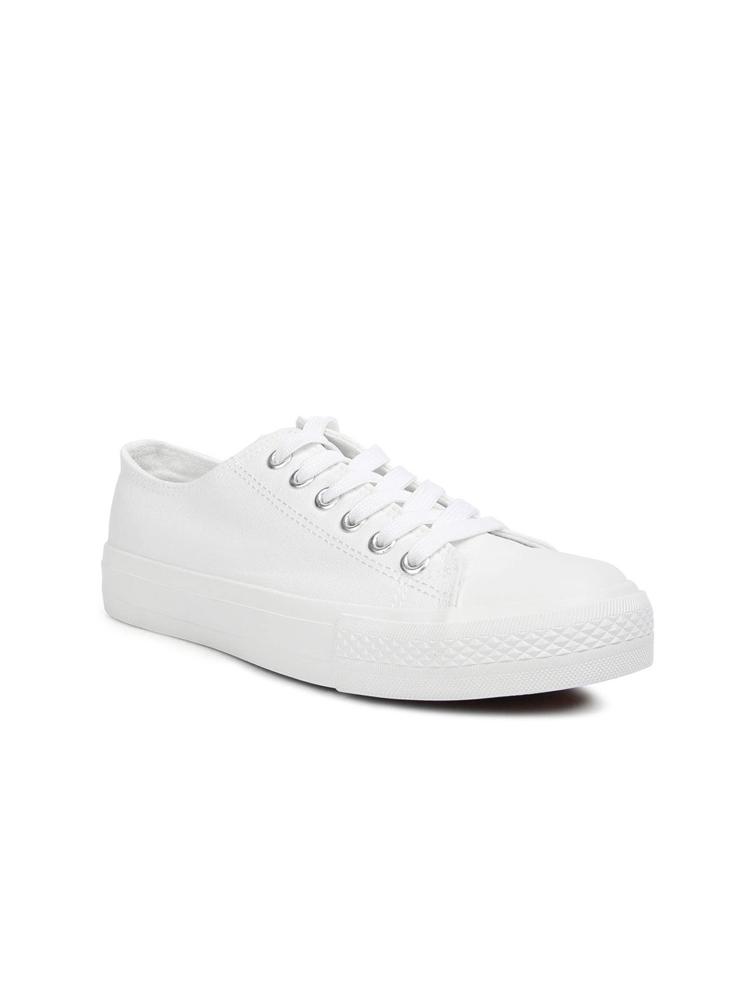 

London Rag Women White Perforations Sneakers