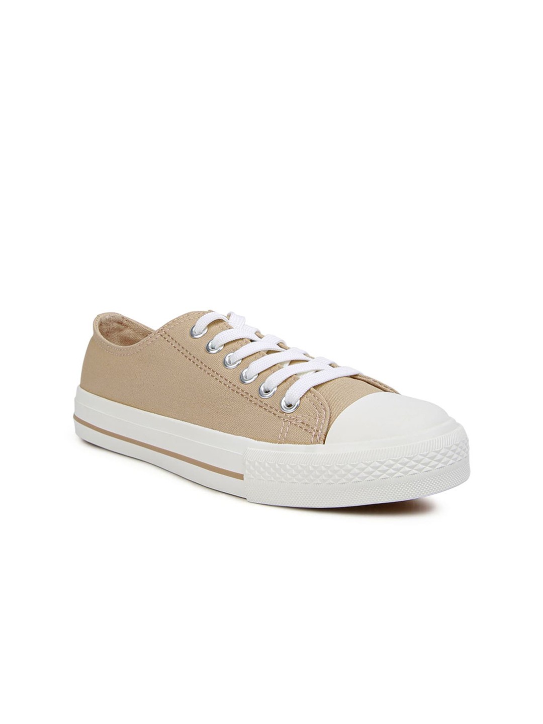 

London Rag Women Colourblocked Sneakers, Camel brown