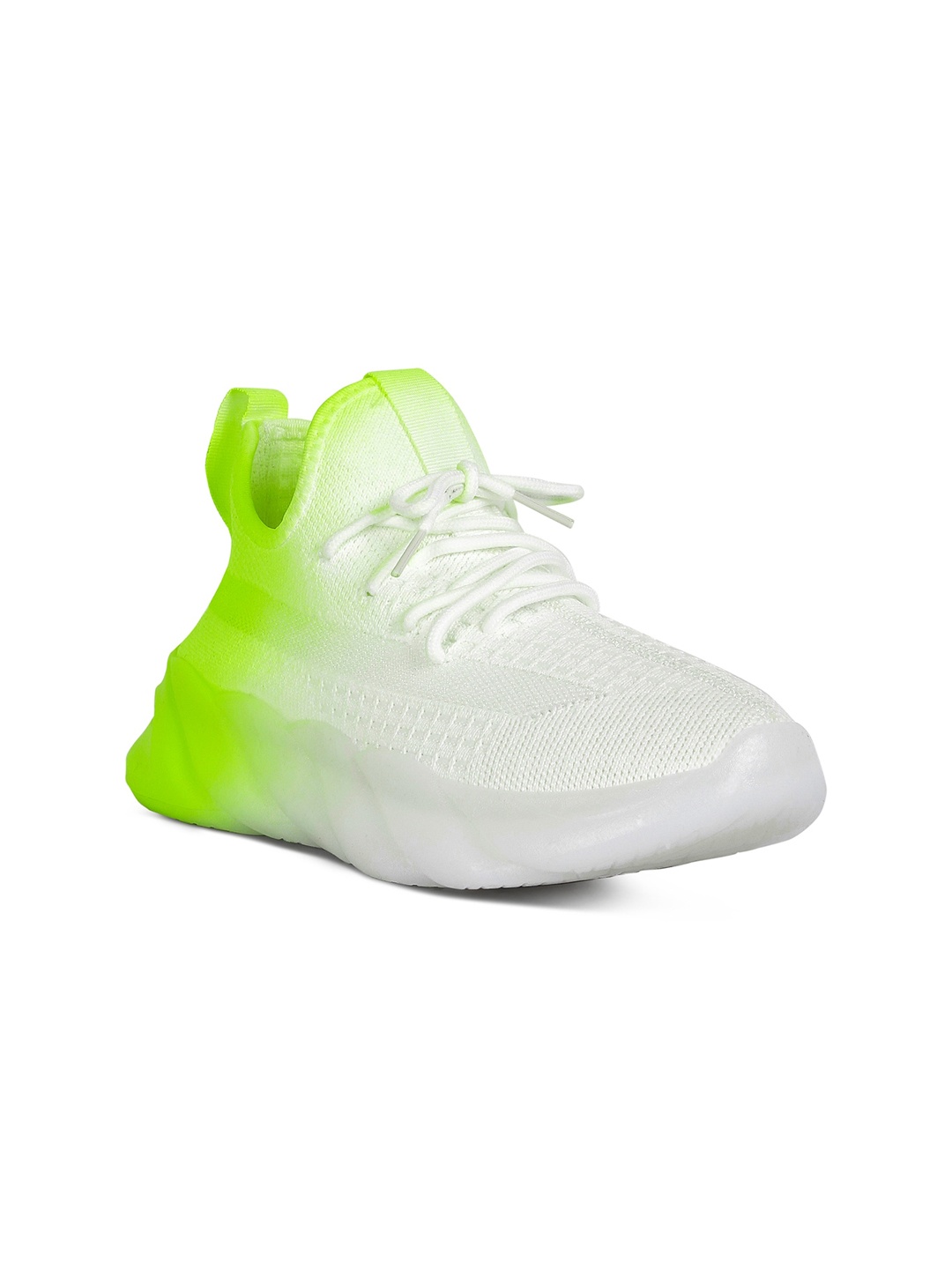 

London Rag Women Colourblocked Textile Sneakers, White