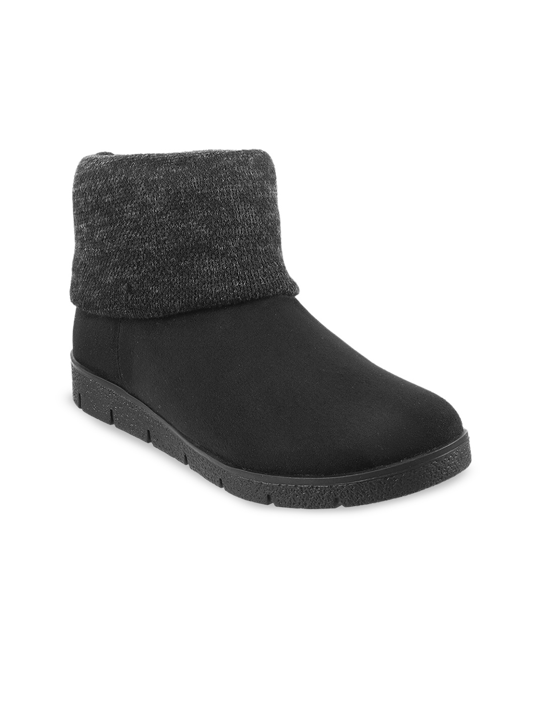 

Mochi Women Mid Top Winter Boots, Black