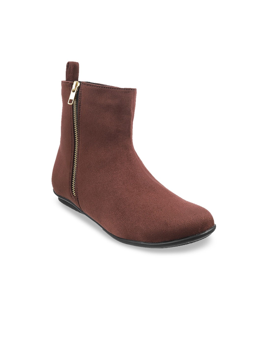 

Mochi Women Zip Detail Winter Boots, Brown