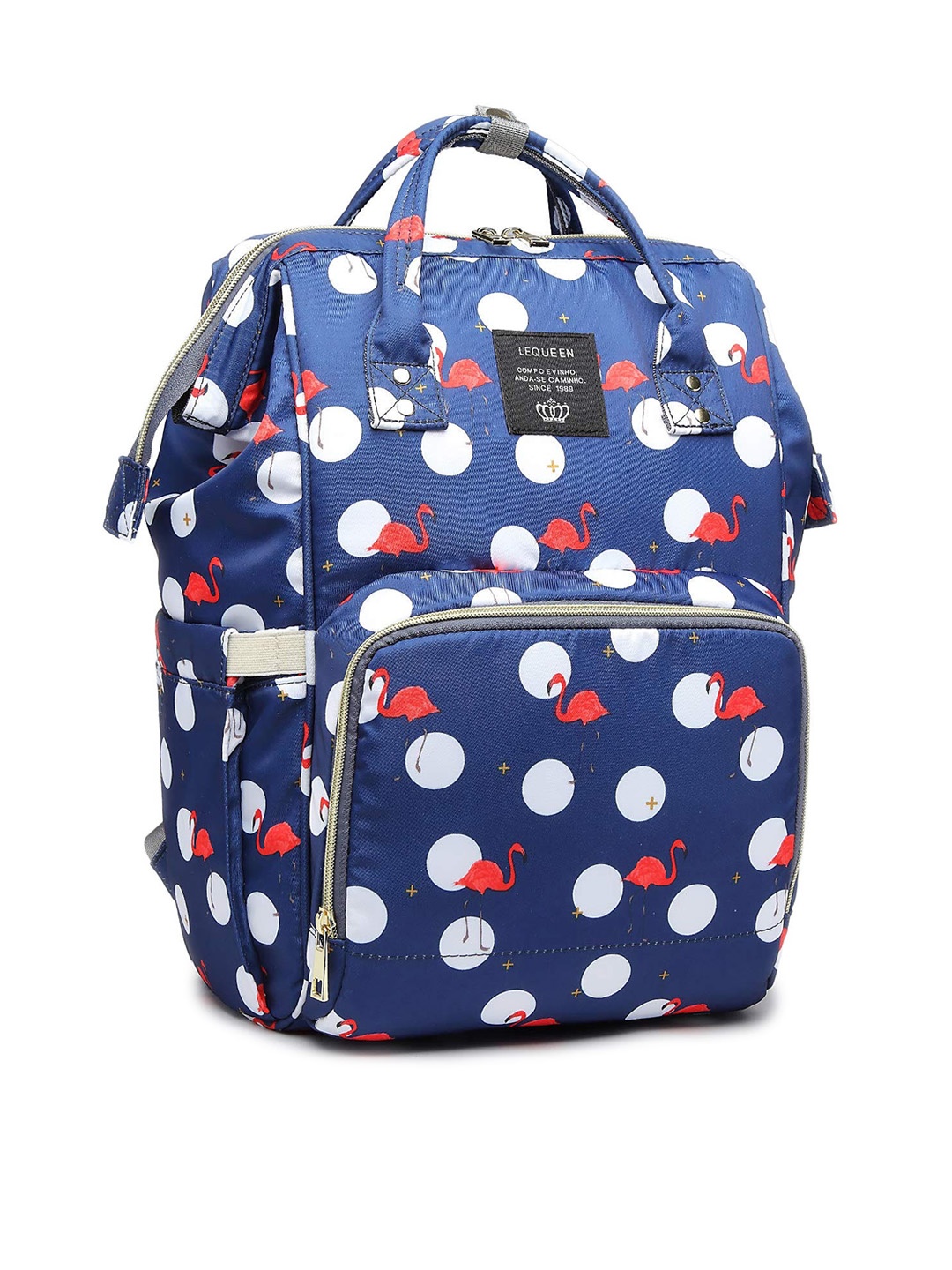 

Babymoon Kids Printed Diaper Backpack, Blue