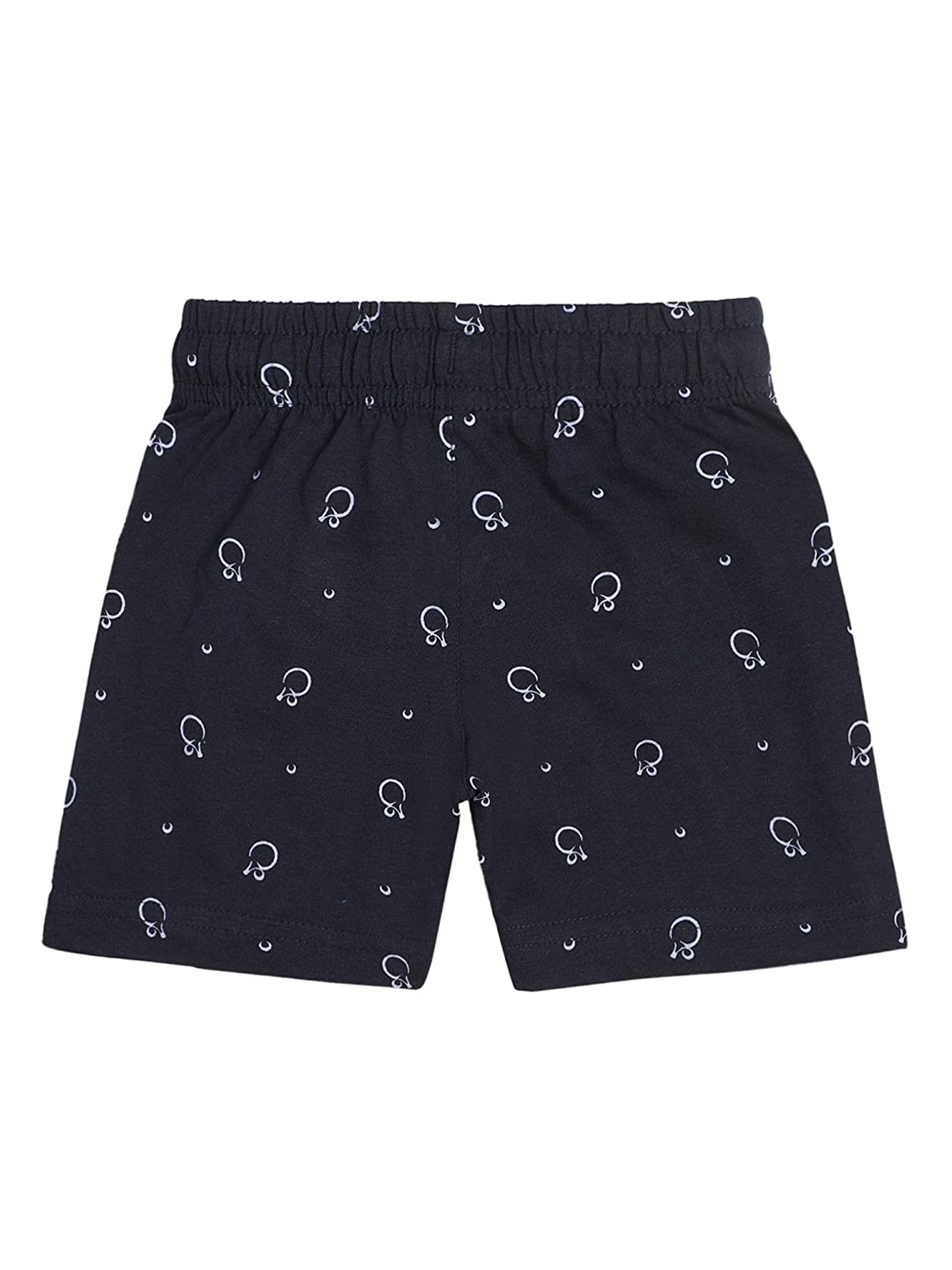 

PROTEENS Boys Cotton Conversational Printed Shorts, Navy blue