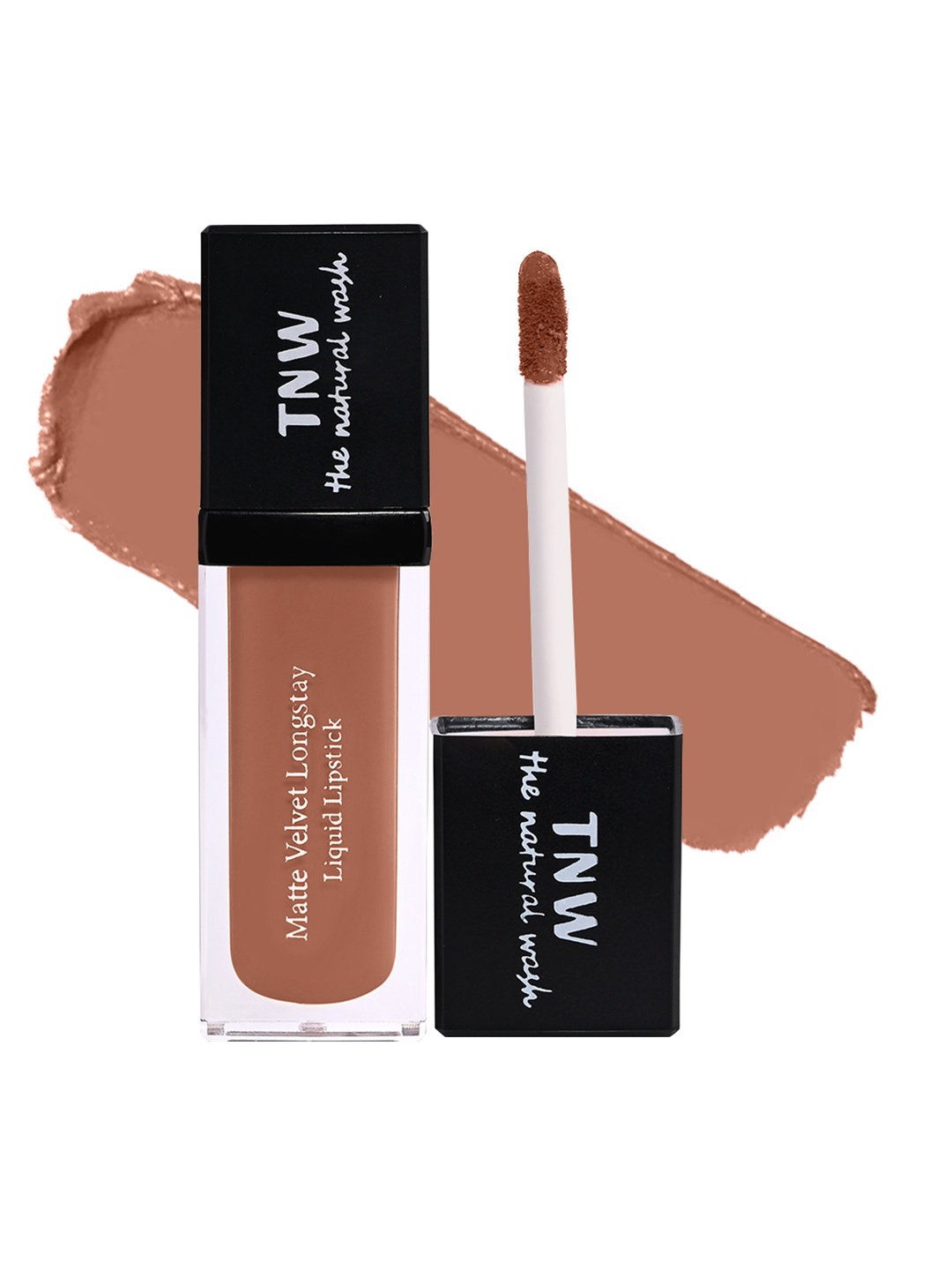 

TNW the natural wash Matte Velvet Longstay Smudge-Proof Liquid Lipstick 5ml - Nutty Nude