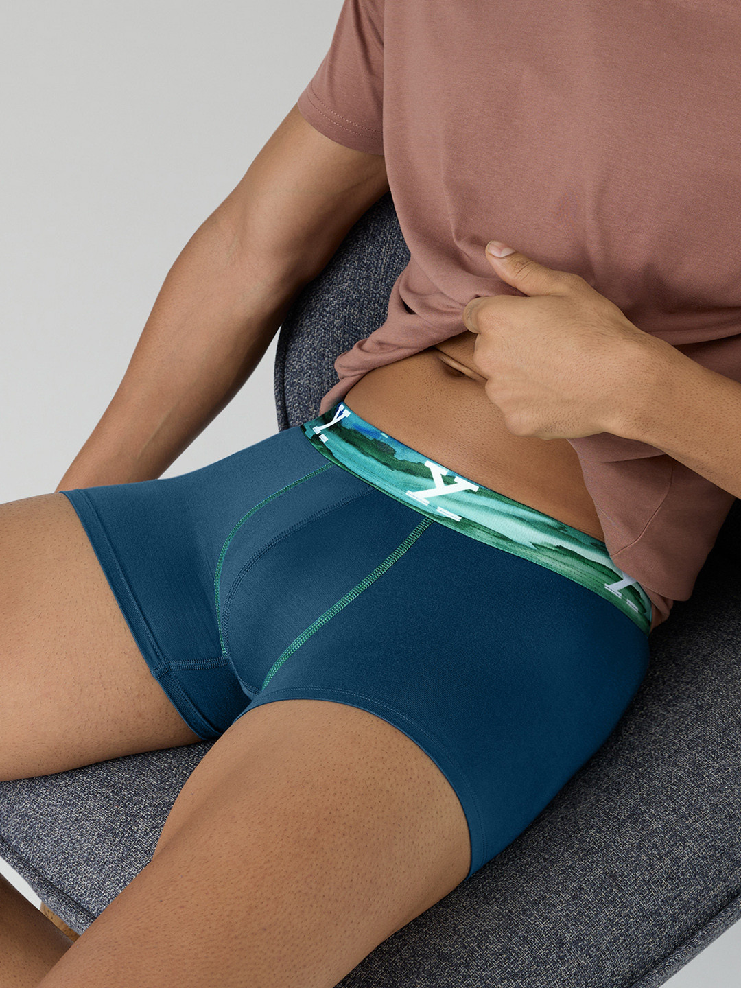 

XYXX Men Dynamo Micro Modal Trunks XYTRNK19, Blue