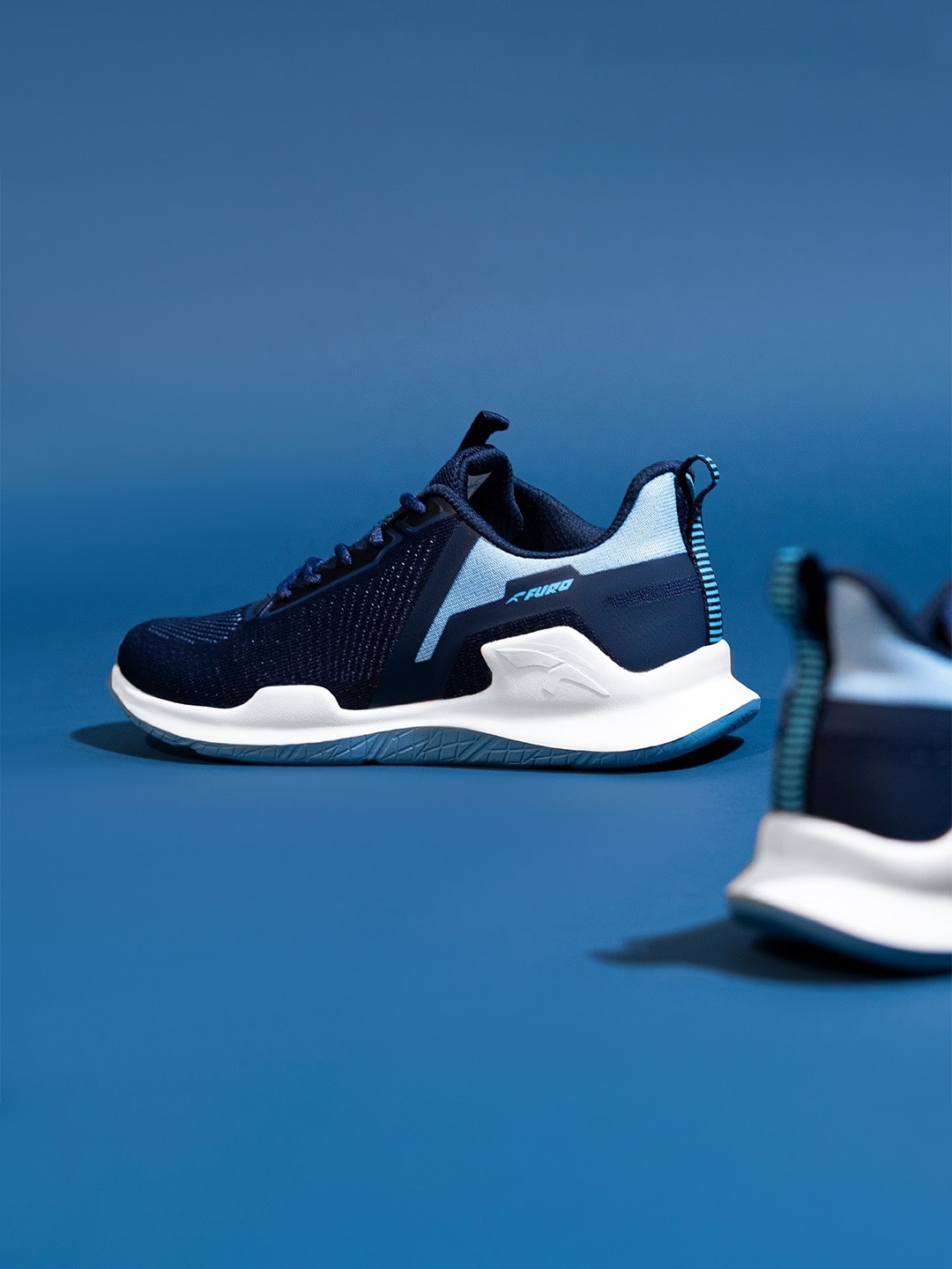

FURO by Red Chief Men Non-Marking Running Shoes, Navy blue