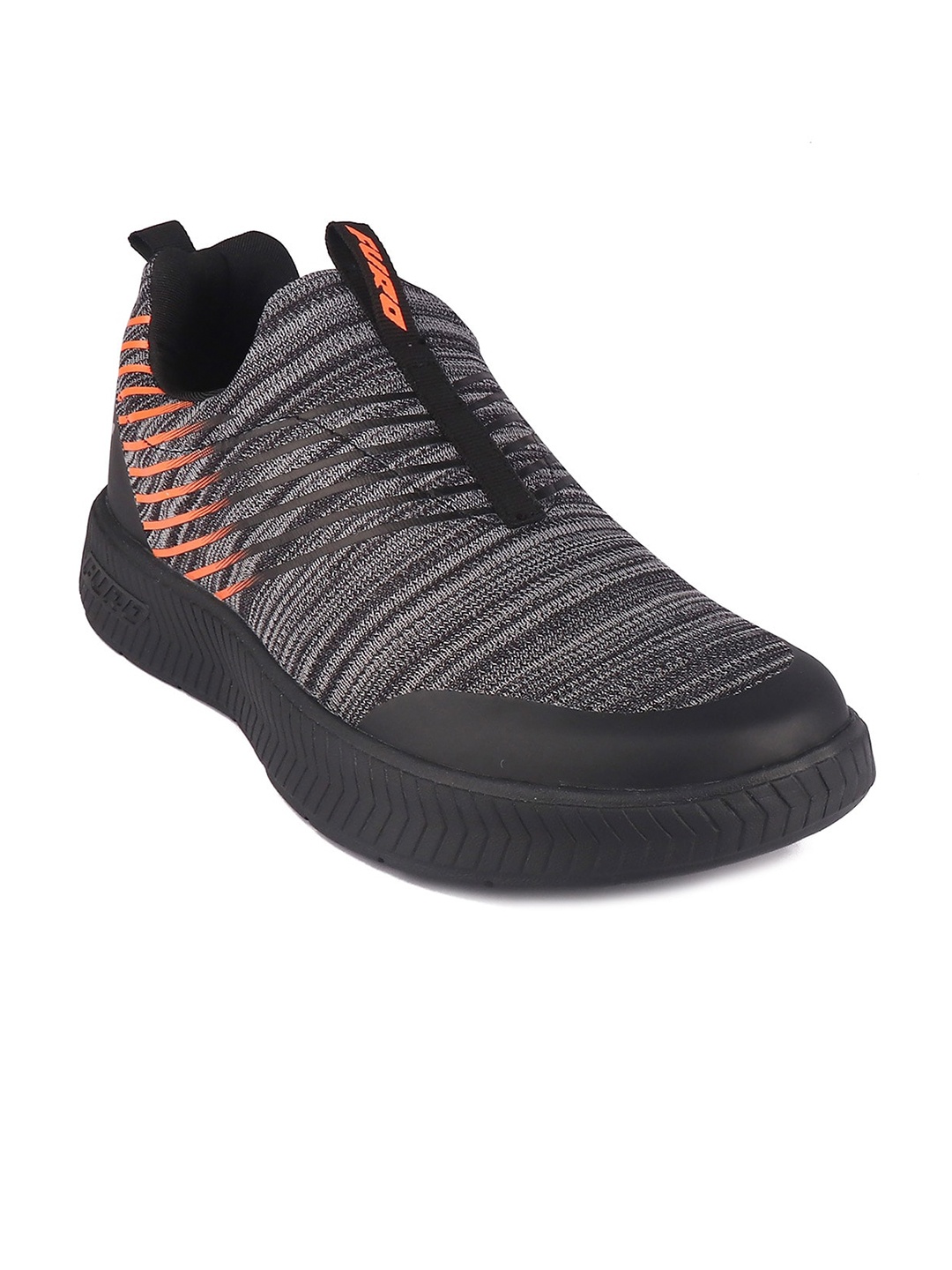 

FURO by Red Chief Men Non-Marking Running Shoes, Black