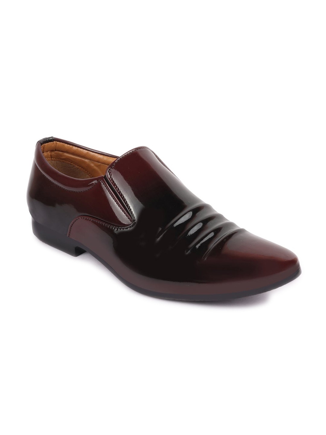 

FAUSTO Men Lightweight Slip-On Loafers, Brown