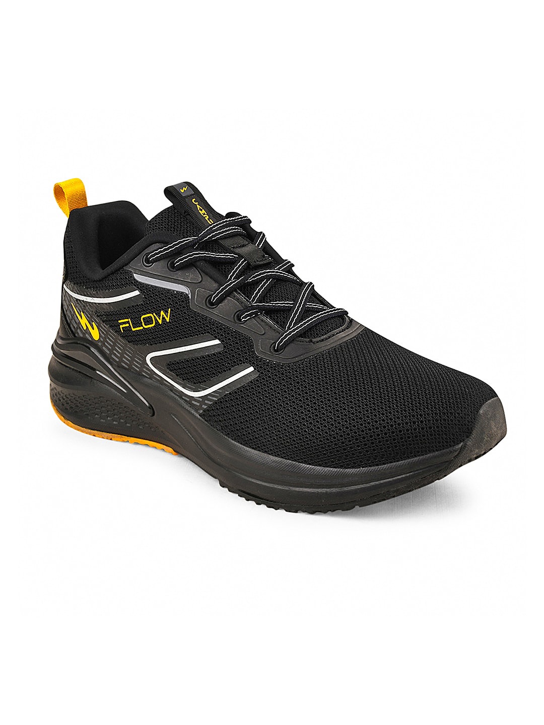 

Campus Men Mesh Running Sports Shoes, Black