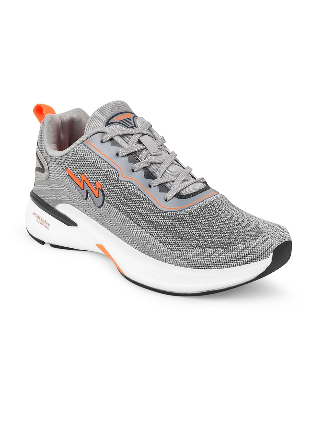 

Campus Men Lace-Ups Mesh Running Sports Shoes, Grey