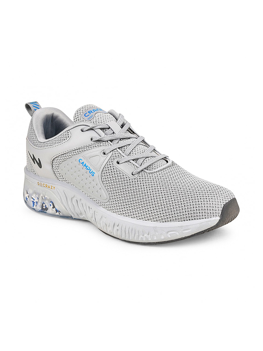 

Campus Men Lace-Ups Mesh Running Sports Shoes, Grey