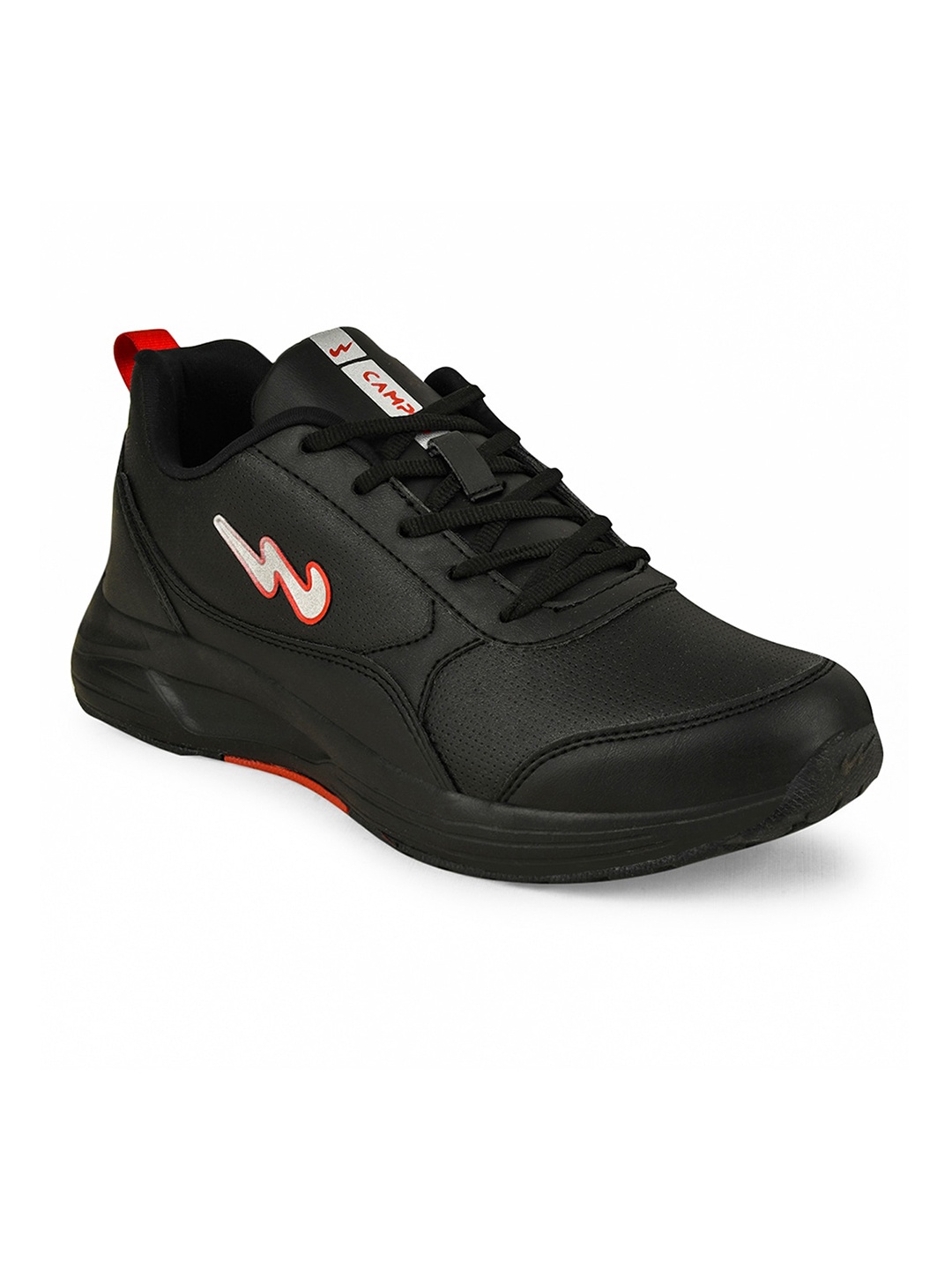 

Campus Men Lace-Ups Running Sports Shoes, Black