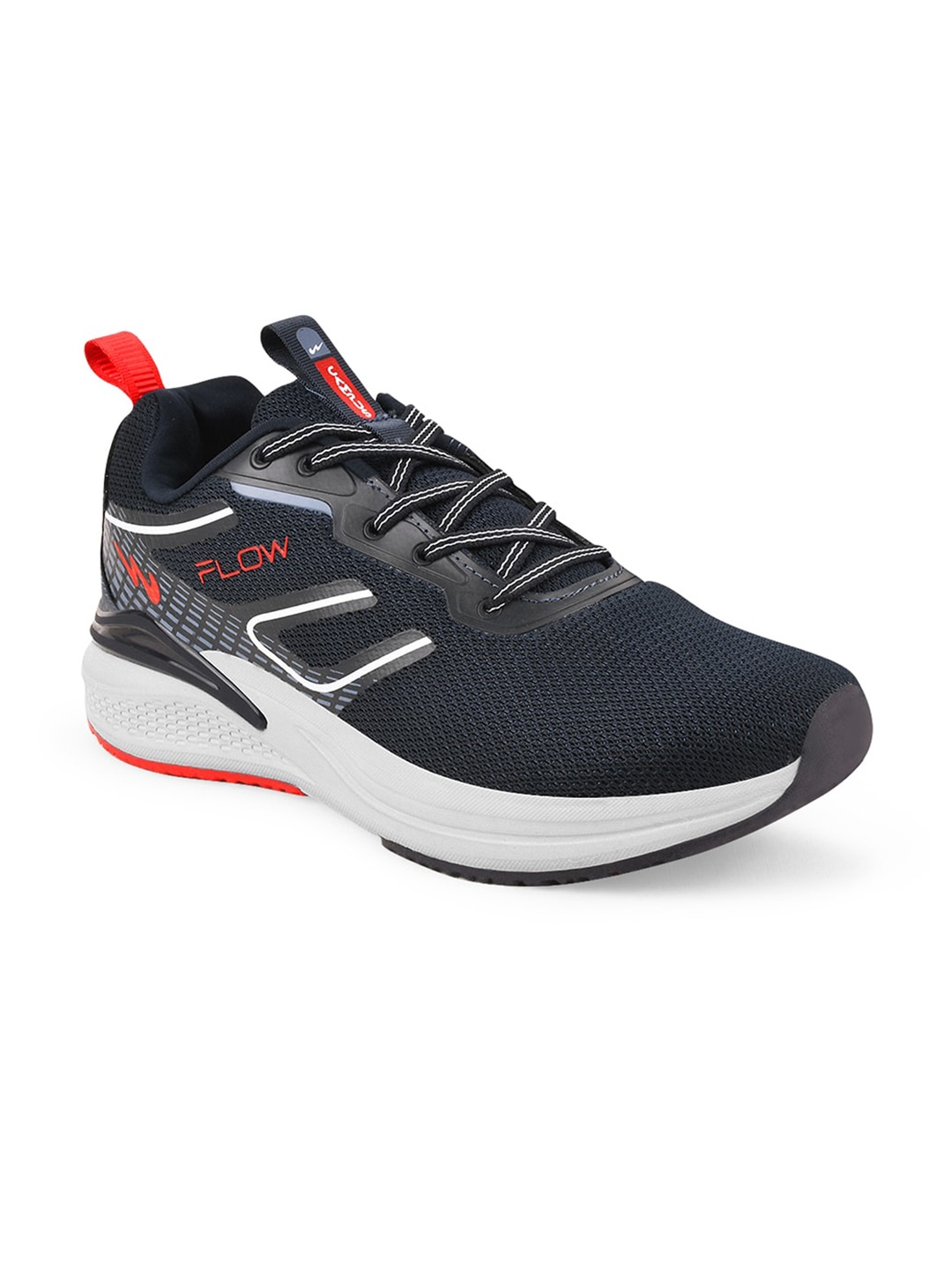 

Campus Men Lace-Ups Mesh Running Sports Shoes, Navy blue