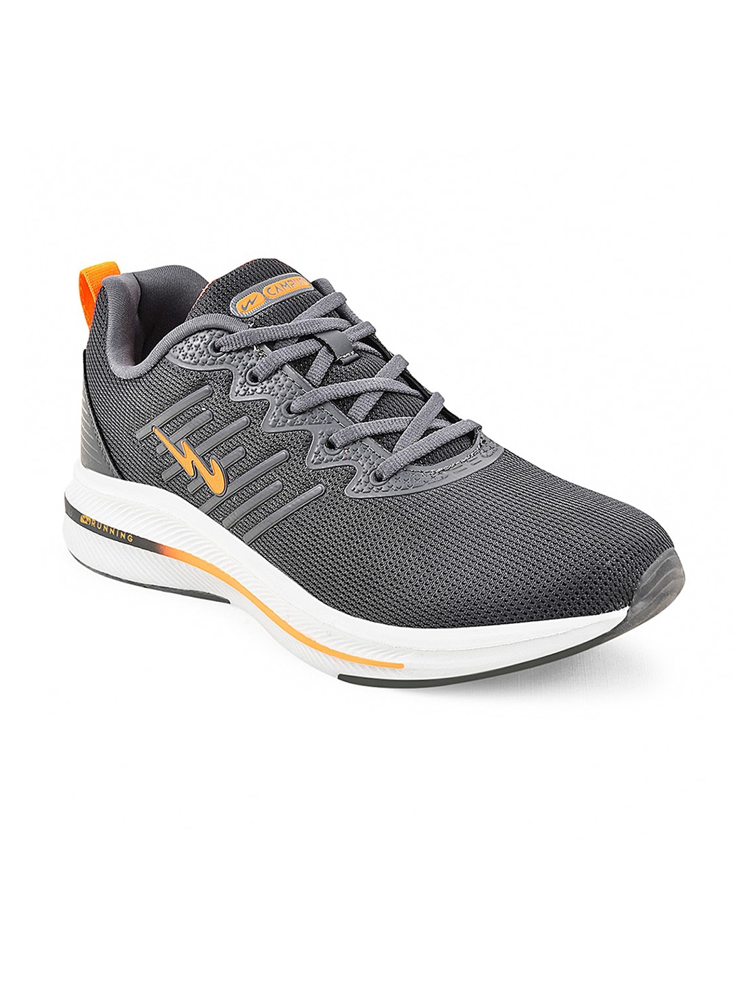

Campus Men Lace-Ups Mesh Running Sports Shoes, Grey