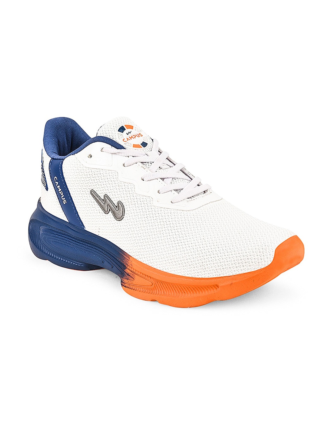 

Campus Men Lace-Ups Mesh Running Sports Shoes, White