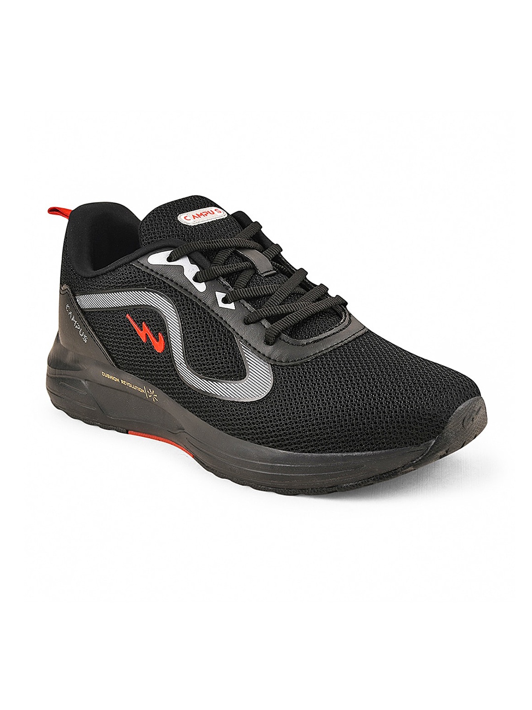 

Campus Men Camp-Roster Running Shoes, Black