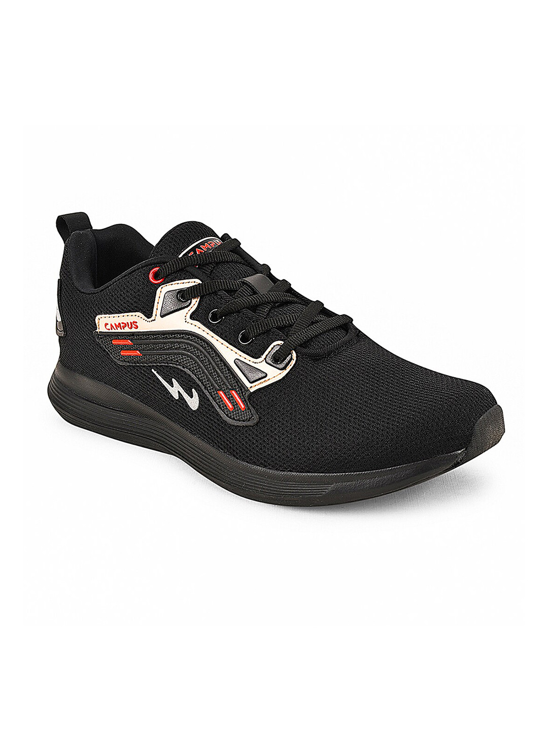 

Campus Men Camp Dallin Running Shoes, Black