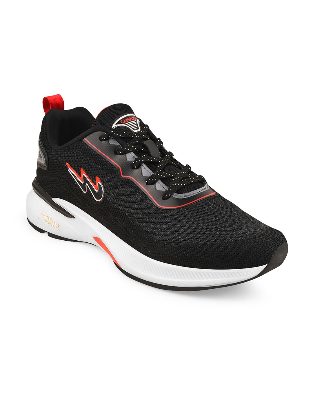 

Campus Men Starlight Running Shoes, Black