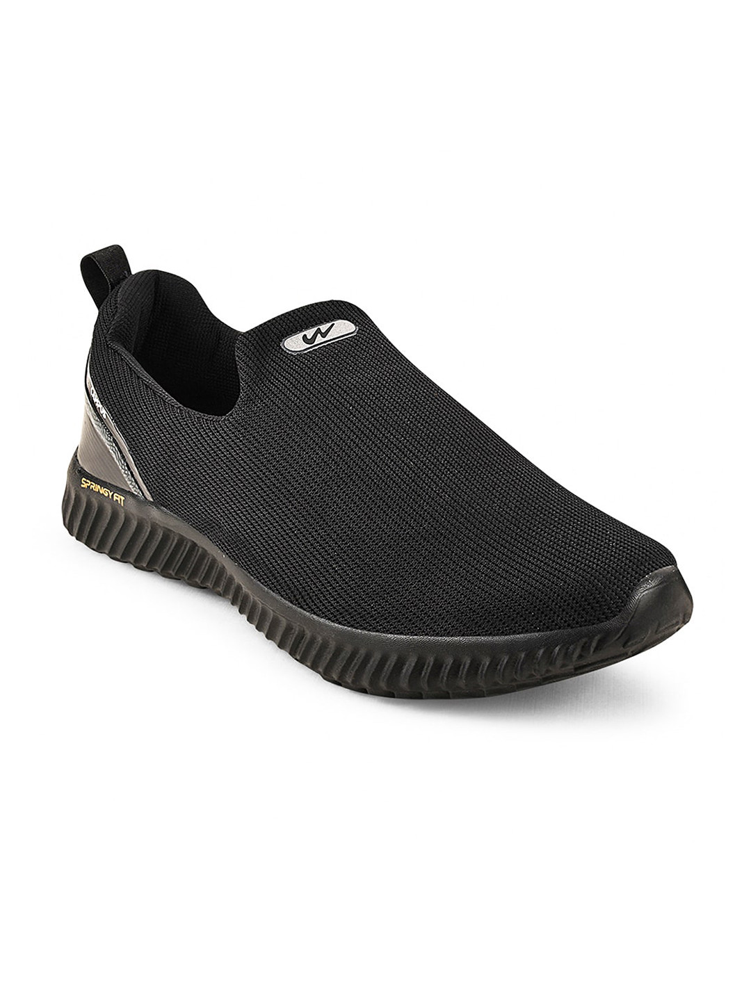 

Campus Men Mesh Walking Sports Shoes, Black