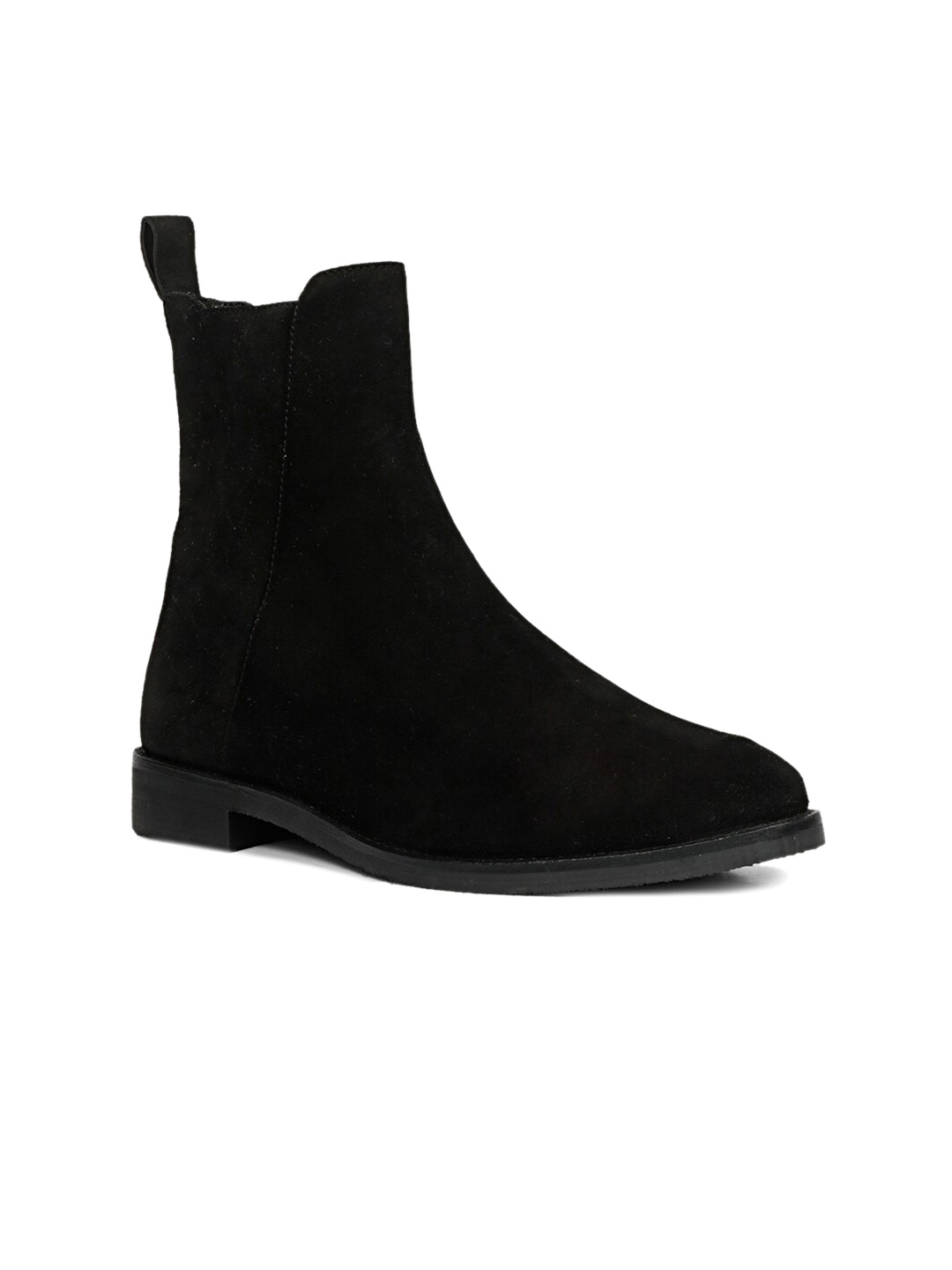 

Saint G Women Mid-Top Leather Chelsea Boots, Black