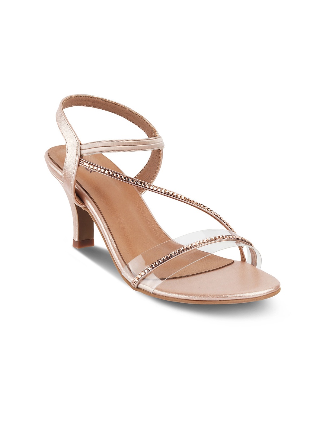 

PEPPER Embellished Kitten Heels, Rose gold