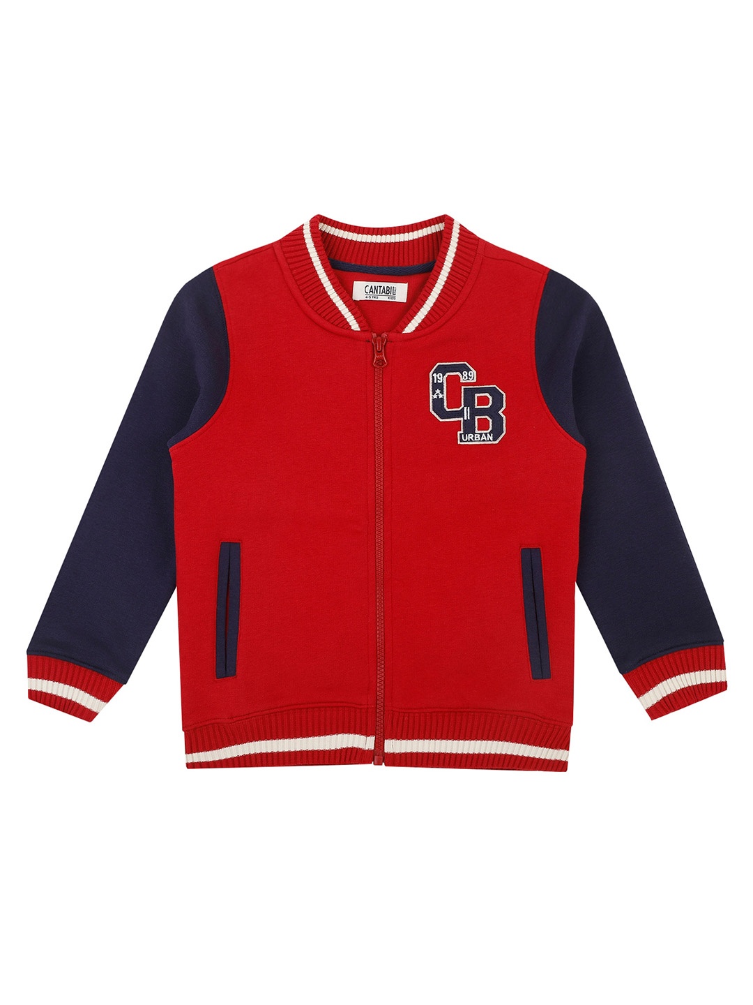 

Cantabil Boys Typography Printed Fleece Sweatshirt, Red