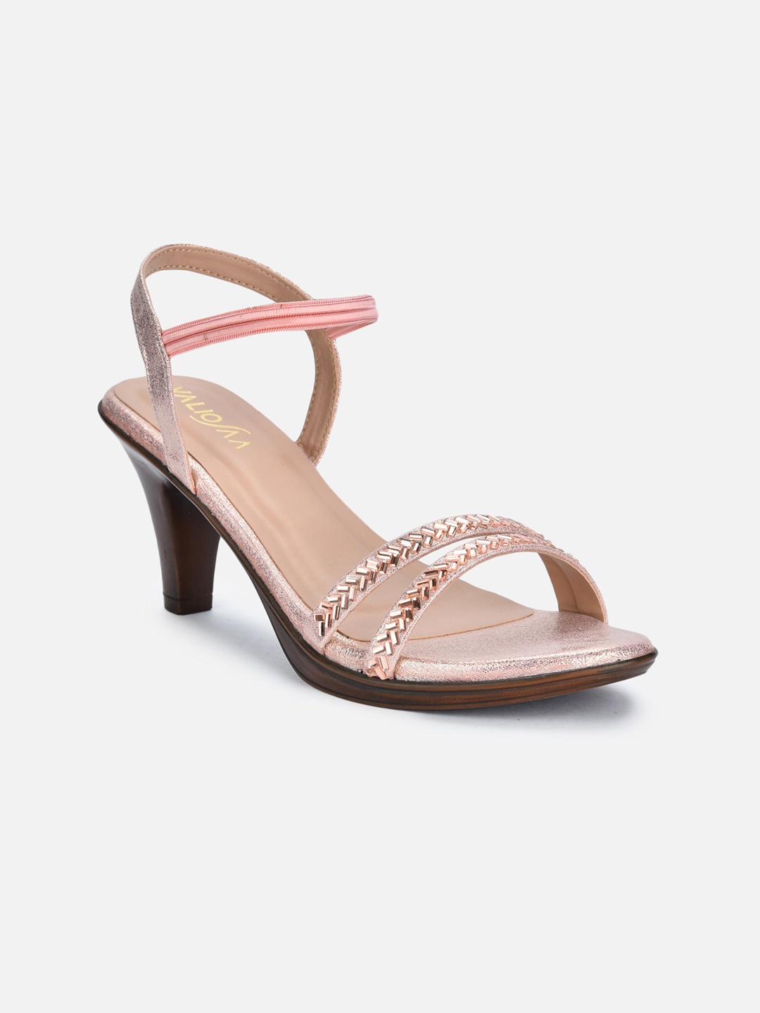 

VALIOSAA Party Stiletto Heels, Rose gold