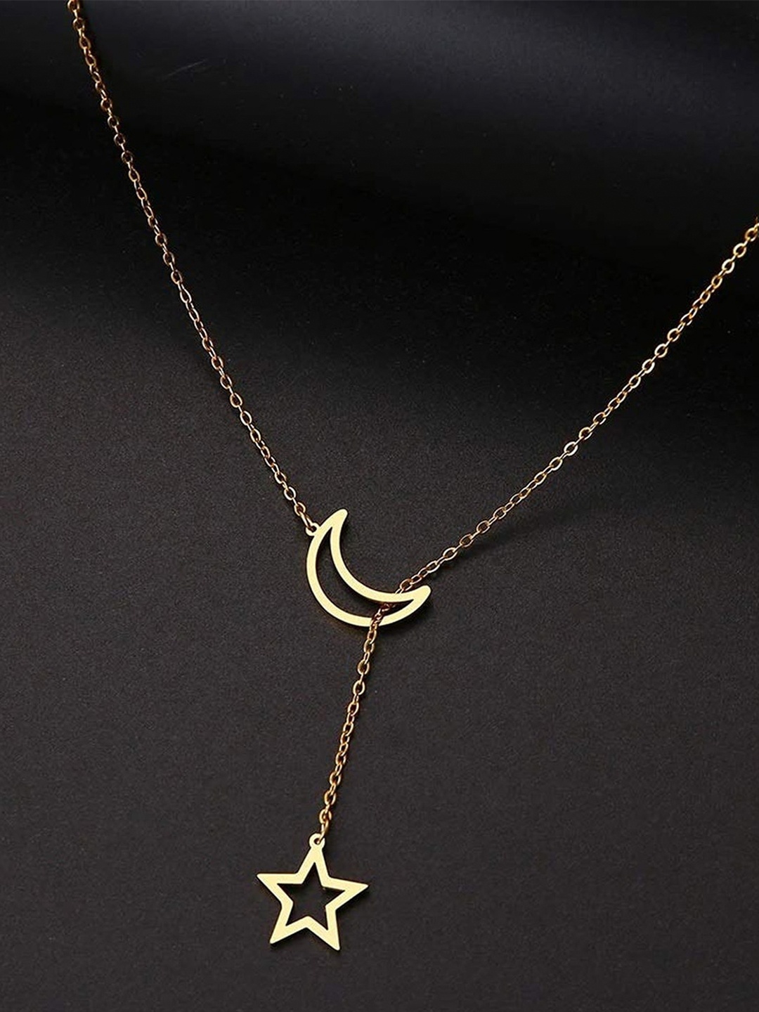 

Pinapes Set of 2 Gold-Plated Statement Necklace