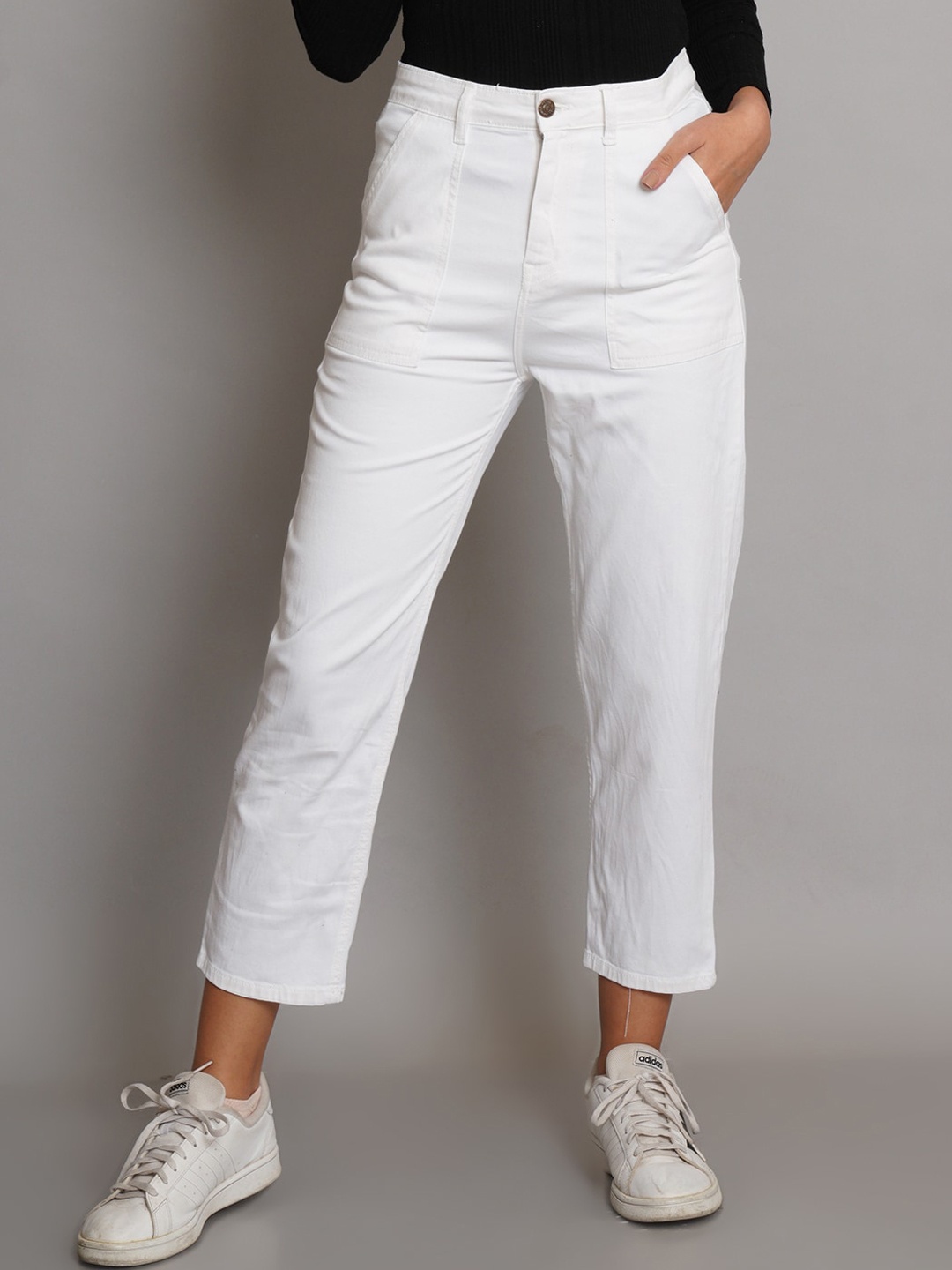 

Kotty Women Jean Slim Fit High-Rise Jeans, White