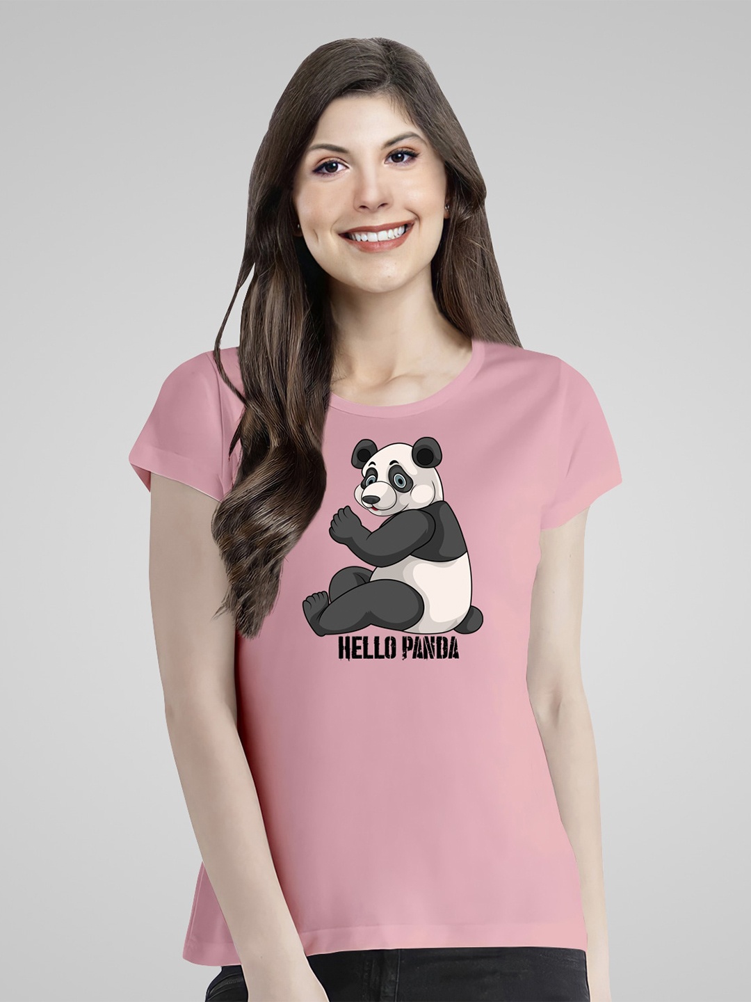 

Pootlu Kung Fu Panda Printed Pure Cotton T-shirt, Pink