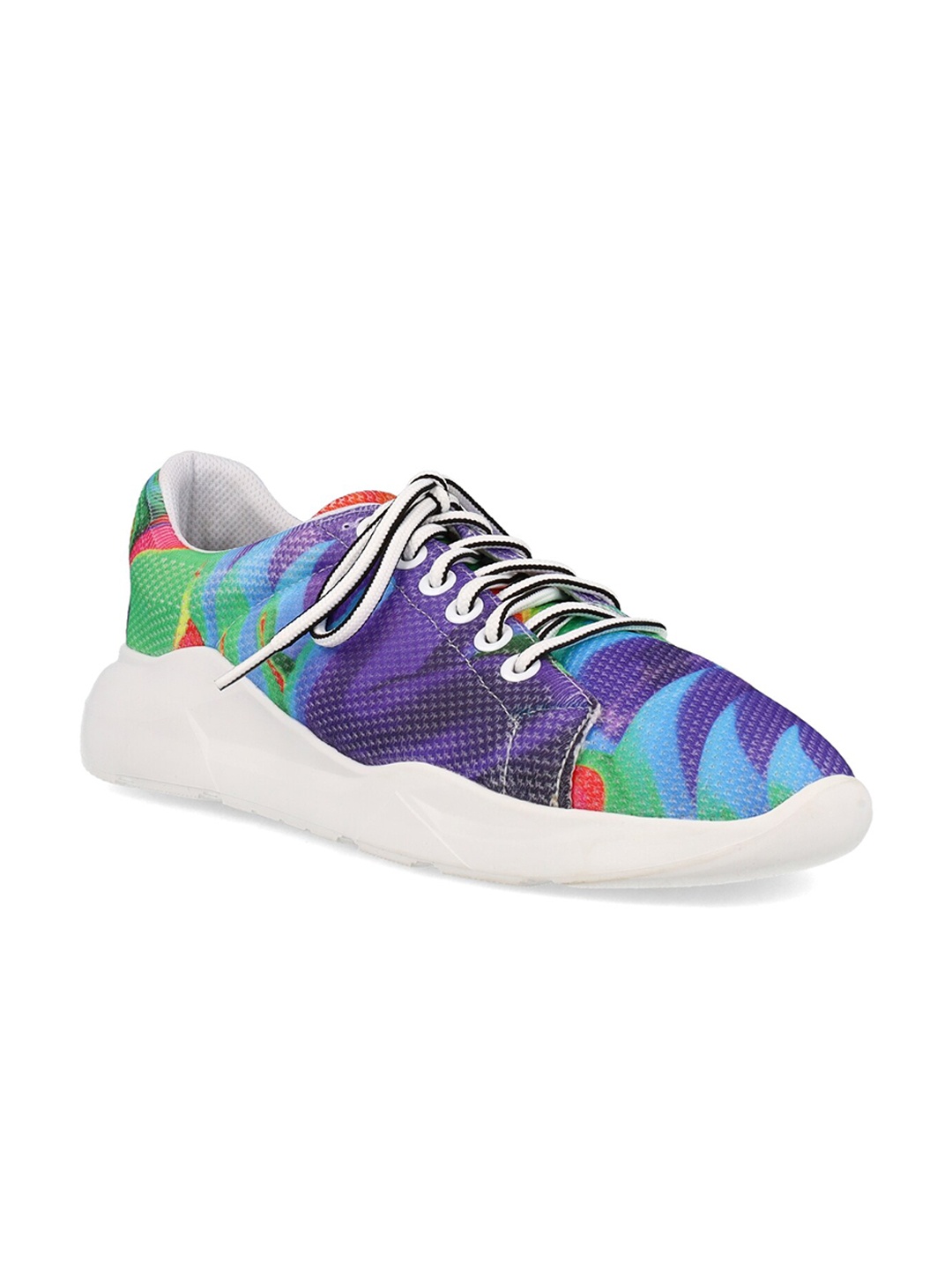 

FREESOUL Unisex Printed Sneakers, Blue