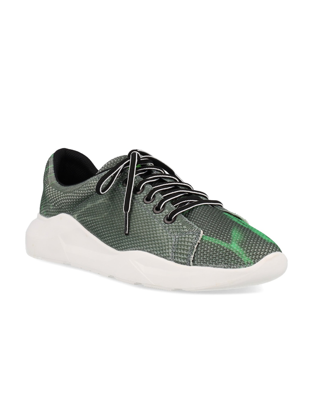 

FREESOUL Unisex Textured Textile Sneakers, Green