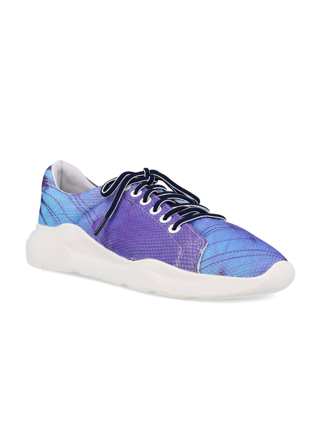 

FREESOUL Unisex Printed Textile Sneakers, Blue