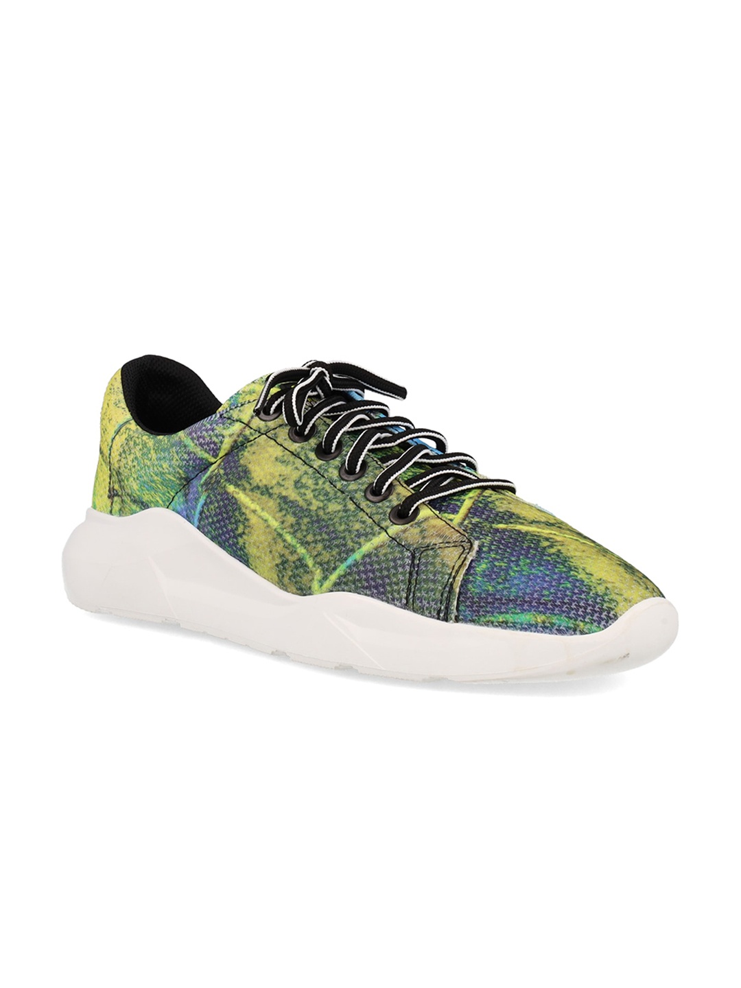 

FREESOUL Unisex Printed Textile Sneakers, Green