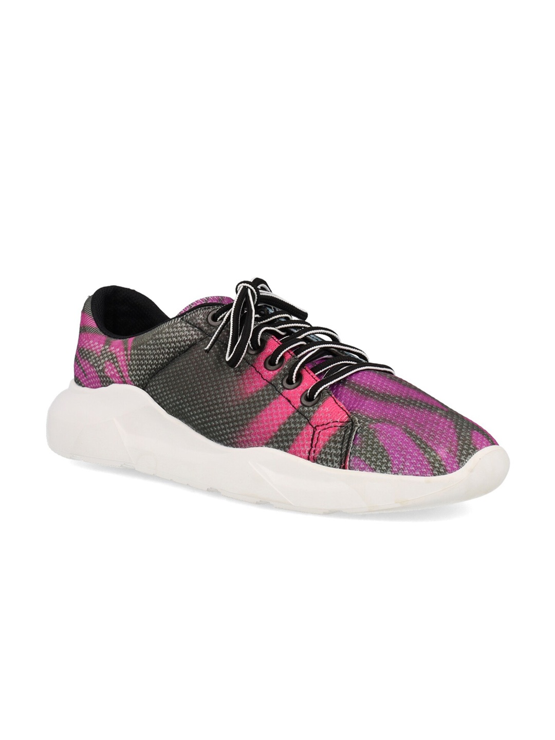 

FREESOUL Unisex Printed Textile Sneakers, Black