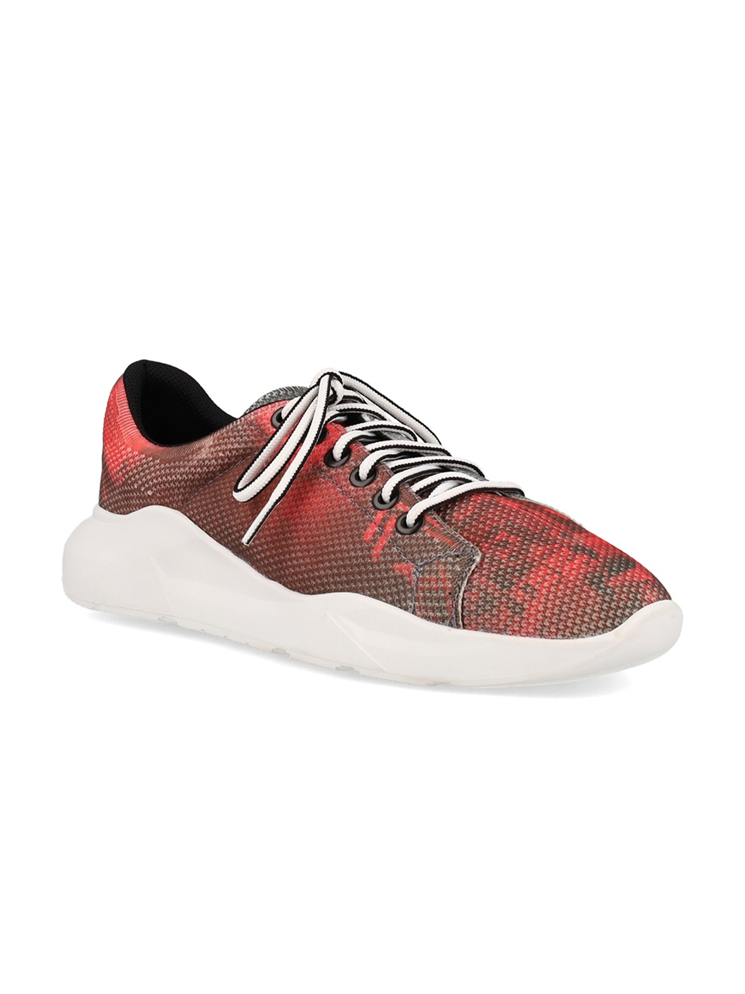 

FREESOUL Unisex Printed Textile Sneakers, Red