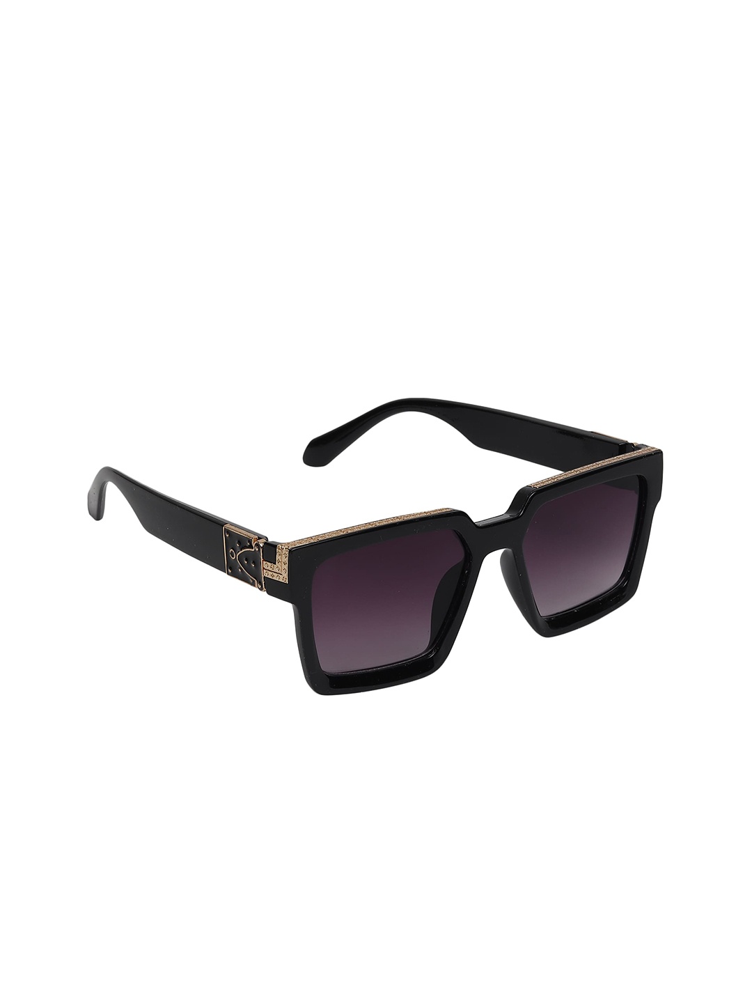 

EPICINK hob Full Rim Square Sunglasses with UV Protected Lens EPSG-CLIMB-02, Black